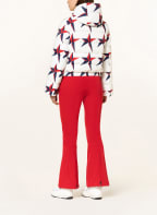 PERFECT MOMENT Down ski jacket POLAR FLARE, Color: WHITE/ DARK BLUE/ RED (Image 1)