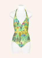 VILEBREQUIN Halter neck swimsuit FAMOUS , Color: YELLOW/ GREEN/ BROWN (Image 1)