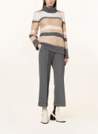 SLY 010 Pullover mit Mohair , Farbe: WEISS/ GRAU/ BEIGE (Bild 1)