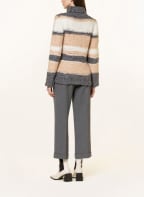 SLY 010 Pullover mit Mohair , Farbe: WEISS/ GRAU/ BEIGE (Bild 1)