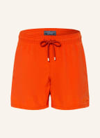 VILEBREQUIN Badeshorts MOOREA mit wasseraktivem Print, Farbe: ORANGE (Bild 1)
