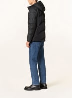 LA MARTINA Down jacket in mixed materials, Color: BLACK (Image 1)