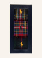 POLO RALPH LAUREN 3-pack socks with gift box, Color: 001 GB HOLIDAY TARTAN (Image 1)