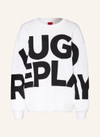 HUGO Sweatshirt , Farbe: WEISS/ SCHWARZ (Bild 1)