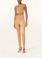 Palm Angels One-shoulder top , Color: LIGHT BROWN (Image 1)