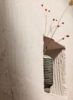 marimekko Vase OIVA/SIIRTOLAPUUTARHA , Farbe: KHAKI/ SCHWARZ (Bild 1)