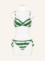 MARYAN MEHLHORN Underwired bikini top RADIANCE, Color: WHITE/ GREEN (Image 1)