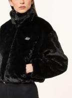 Nike Faux fur jacket, Color: BLACK (Image 1)