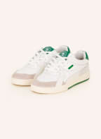 Palm Angels Sneakers PALM UNIVERSITY, Color: WHITE/ GREEN/ LIGHT GRAY (Image 1)