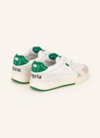 Palm Angels Sneakers PALM UNIVERSITY, Color: WHITE/ GREEN/ LIGHT GRAY (Image 1)