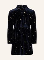 name it Samtkleid, Farbe: DUNKELBLAU/ GOLD (Bild 1)