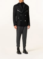 BALMAIN Pea coat, Color: BLACK (Image 1)