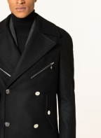 BALMAIN Pea coat, Color: BLACK (Image 1)