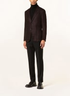 ZEGNA Cashmere-Sakko Extra Slim Fit, Farbe: SCHWARZ/ DUNKELROT (Bild 1)