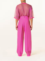 VALENTINO Regular fit trousers with silk , Color: PINK (Image 1)