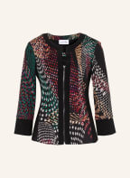 Joseph Ribkoff Set: Top und Jacke, Farbe: SCHWARZ/ GRÜN/ LILA (Bild 1)