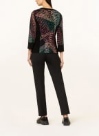 Joseph Ribkoff Set: Top und Jacke, Farbe: SCHWARZ/ GRÜN/ LILA (Bild 1)