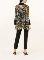 Joseph Ribkoff Blusenshirt aus Mesh im Materialmix, Farbe: SCHWARZ/ ECRU/ HELLBRAUN (Bild 1)