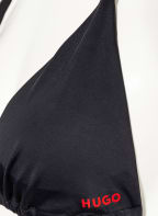 HUGO Triangle bikini top PURE , Color: BLACK (Image 1)