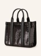 MARC JACOBS Shopper THE TOTE BAG MINI mit Pailletten , Farbe: SCHWARZ (Bild 1)