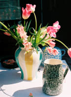 HAY Vase SOBREMESA , Farbe: CREME/ GELB/ TÜRKIS (Bild 1)