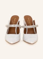 KURT GEIGER Mules DUKE CRYSTAL with decorative gems, Color: WHITE (Image 1)