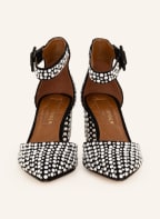 KURT GEIGER Slingpumps BURLINGTON mit Schmucksteinen, Farbe: SCHWARZ/ WEISS (Bild 1)