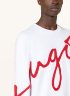 HUGO Sweatshirt DIRAFFE, Farbe: WEISS/ ROT (Bild 1)
