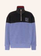 HUGO Fleece-Troyer DORPION, Farbe: HELLLILA/ SCHWARZ (Bild 1)