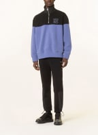 HUGO Fleece-Troyer DORPION, Farbe: HELLLILA/ SCHWARZ (Bild 1)