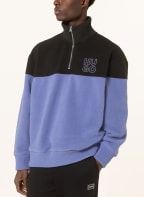 HUGO Fleece-Troyer DORPION, Farbe: HELLLILA/ SCHWARZ (Bild 1)