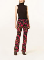 CAMBIO Trousers FLOWER , Color: BLACK/ BROWN/ LIGHT BROWN (Image 1)
