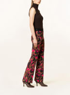 CAMBIO Trousers FLOWER , Color: BLACK/ BROWN/ LIGHT BROWN (Image 1)