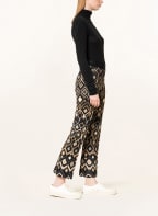 CAMBIO Trousers RANEE with decorative gems , Color: BLACK/ BEIGE/ BLUE GRAY (Image 1)