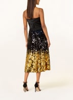 Delicatelove Skirt EDDA with sequins, Color: BLACK/ GOLD (Image 1)