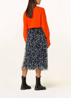 Delicatelove Pleated skirt EMILY , Color: BLACK/ LIGHT BLUE (Image 1)