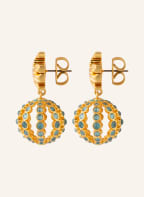 TORY BURCH Ohrhänger SMALL DROP, Farbe: GOLD/ HELLBLAU (Bild 1)