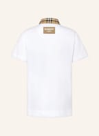 BURBERRY Piqué-Poloshirt, Farbe: WEISS (Bild 1)