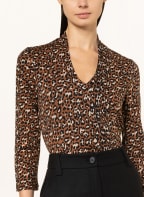 HOBBS Shirt AIMEE with 3/4 sleeves, Color: COGNAC/ BEIGE/ ECRU (Image 1)