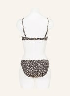 TORY BURCH Basic bikini bottoms with UV protection 50+, Color: BLACK/ LIGHT YELLOW (Image 1)