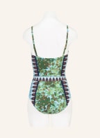 TORY BURCH Underwire swimsuit , Color: LIGHT BLUE/ GREEN/ ECRU (Image 1)