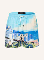 ZEGNA Badeshorts OSTUNI, Farbe: HELLBLAU/ CREME/ HELLGRÜN (Bild 1)
