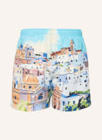 ZEGNA Badeshorts OSTUNI, Farbe: HELLBLAU/ CREME/ HELLGRÜN (Bild 1)