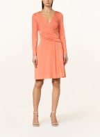 LAUREN RALPH LAUREN Cocktailkleid GLENDON in Wickeloptik, Farbe: LACHS (Bild 1)