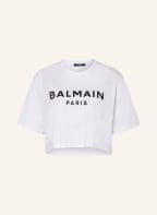 BALMAIN Cropped shirt, Color: WHITE (Image 1)