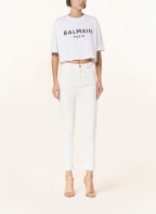 BALMAIN Cropped shirt, Color: WHITE (Image 1)