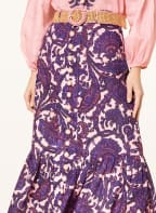 ZIMMERMANN Linen skirt TIGGY, Color: PINK/ DARK PURPLE/ FUCHSIA (Image 1)