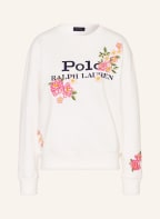 POLO RALPH LAUREN Sweatshirt with embroidery , Color: WHITE/ PINK/ GREEN (Image 1)