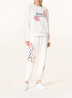 POLO RALPH LAUREN Sweatshirt with embroidery , Color: WHITE/ PINK/ GREEN (Image 1)