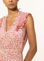 Poupette St Barth Strandkleid PAULINA , Farbe: ROT/ HELLBLAU/ GELB (Bild 1)